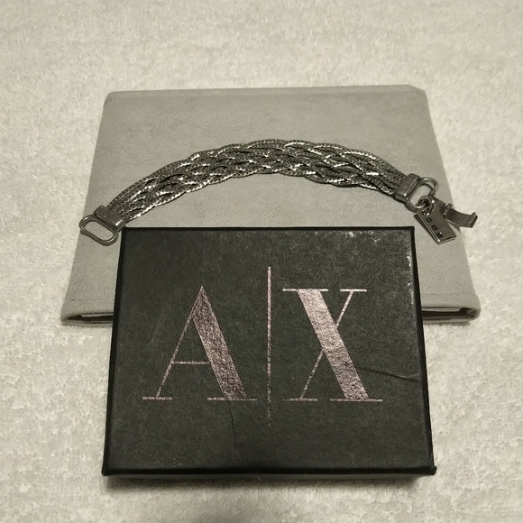 BRAND NEW Armani Silver Bracelet - Picture 1 of 3